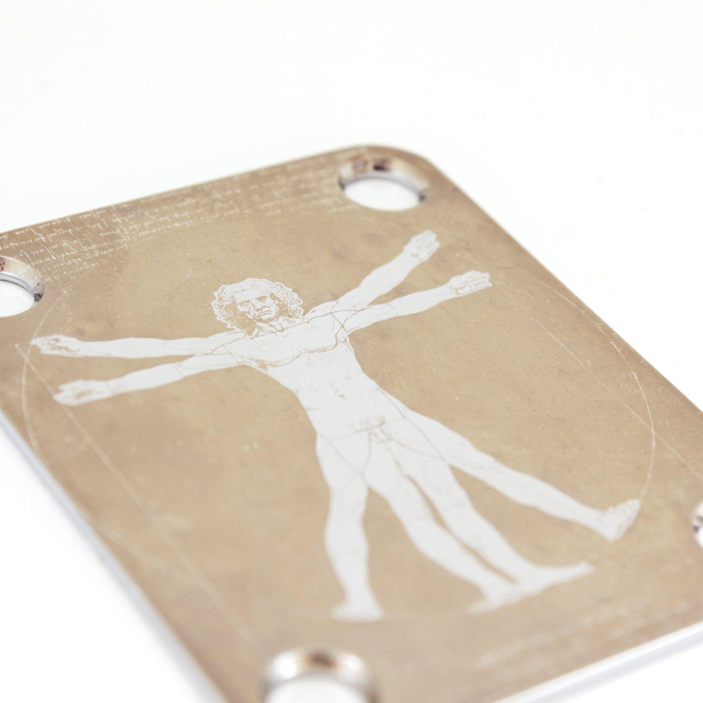 Guitar neck plate - Vitruvian - Fender size