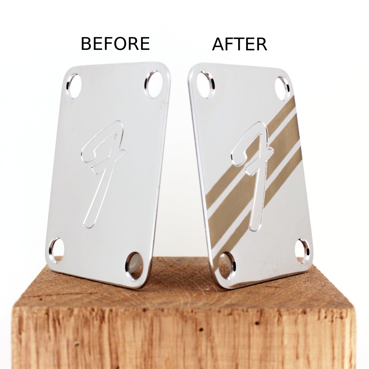 Guitar neck plate - Competition edition - Fender genuine upgrade
