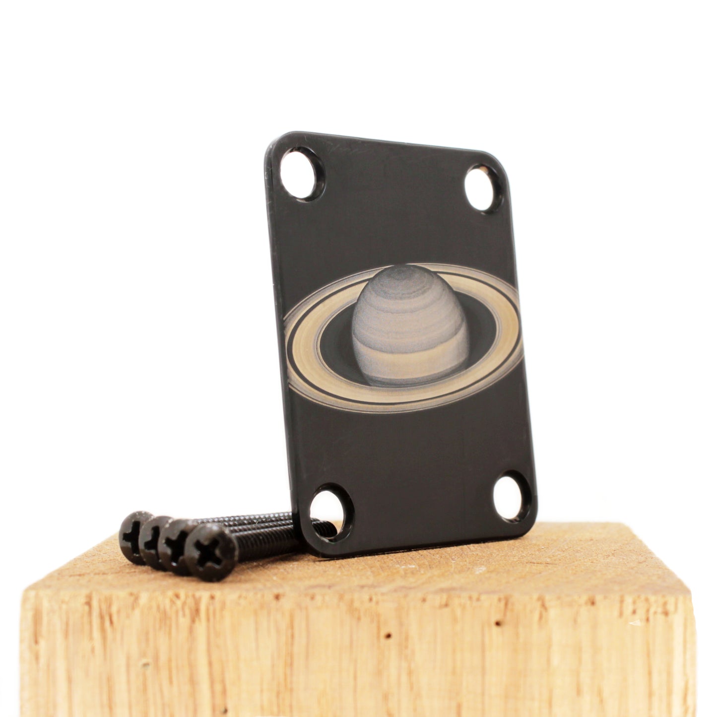 Guitar neck plate - Trip to Saturn - Fender size