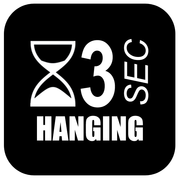 Logo 3 seconds hanging