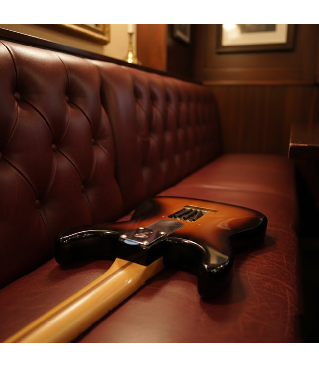 Support mural pour guitare - Effet lévitation - Compatible Fender ® et autres marques, Édition Argent