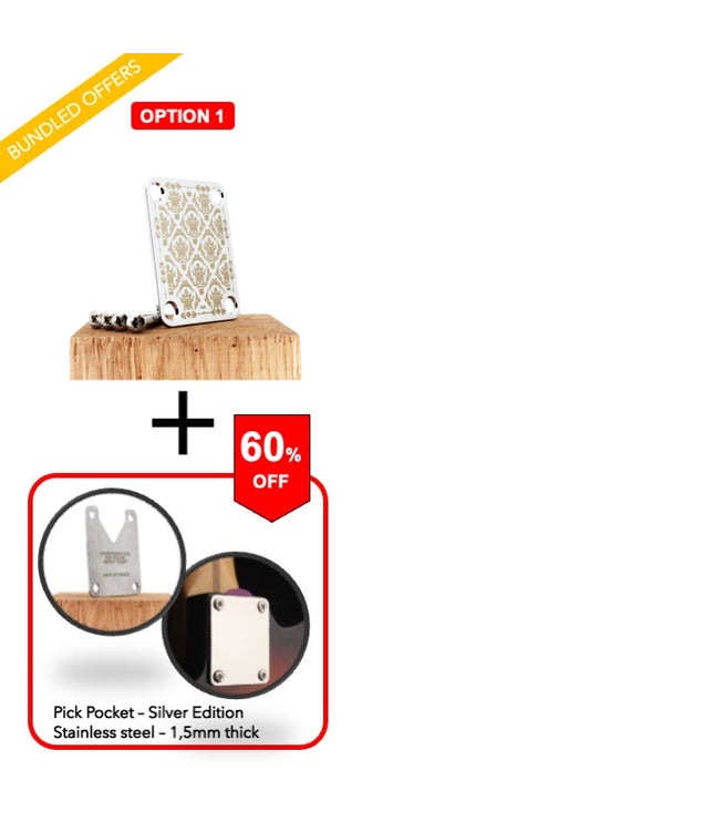 Neck plate - Champagne edition - Fender Compatible