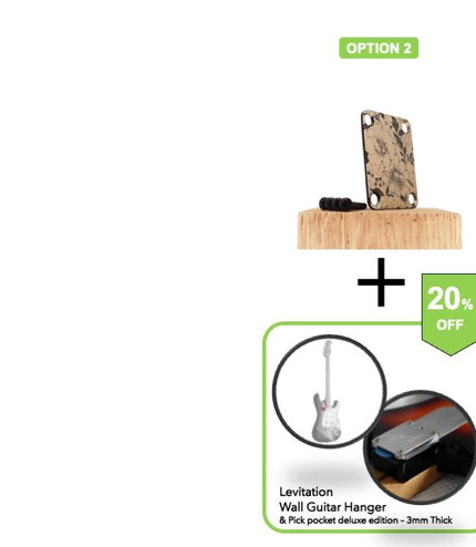 Neck Plate de guitare - Fleur de Neela - Taille Fender