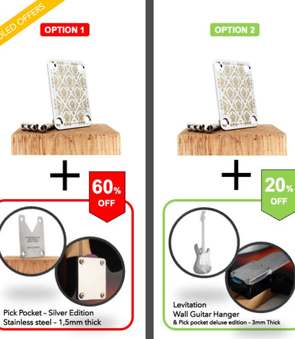 Neck plate - Champagne edition - Fender Compatible