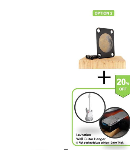 Neck Plate de guitare - Fly me to the honey moon - Taille Fender