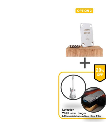 Neck Plate de guitare personnalisée - édition limitée par