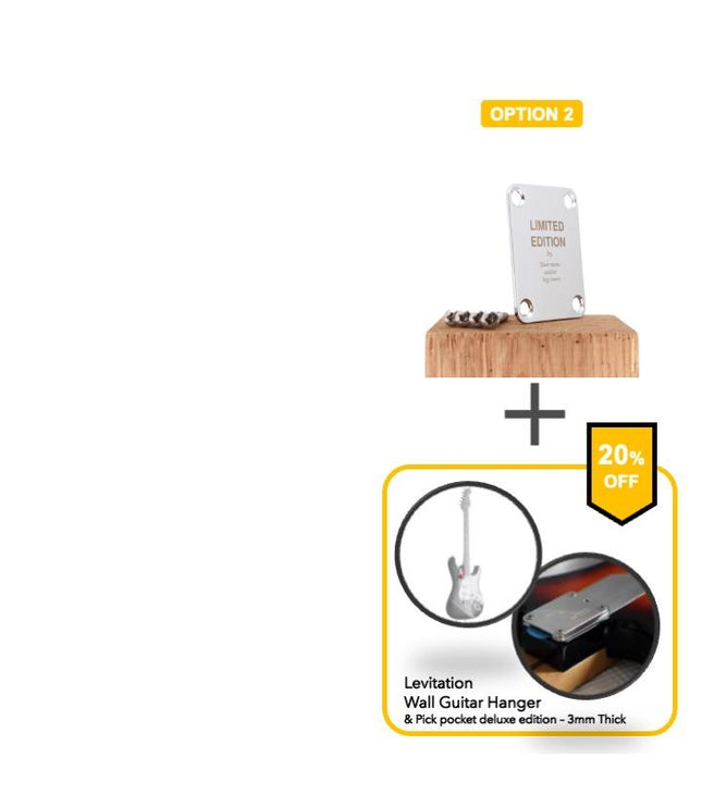 Neck Plate de guitare personnalisée - édition limitée par