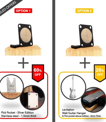 Guitar neck plate - Life on Mars - Fender size