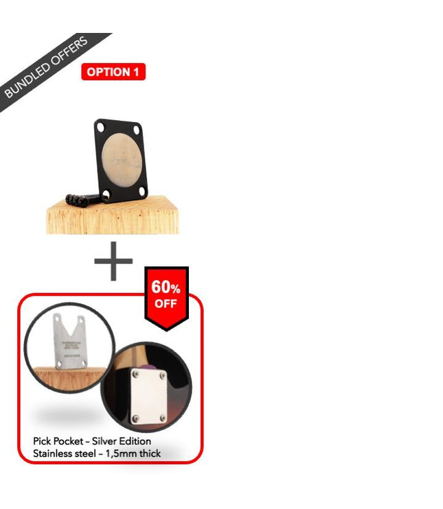 Guitar neck plate - Life on Mars - Fender size