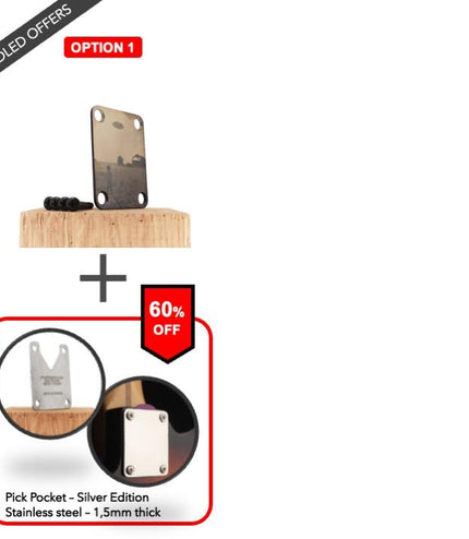 Neck Plate de guitare - John Bo, ce jour étrange - Taille Fender