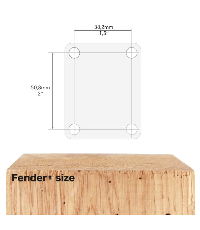 Custom Guitar Neck Plate - A Unique Canvas of Expression - Fender size