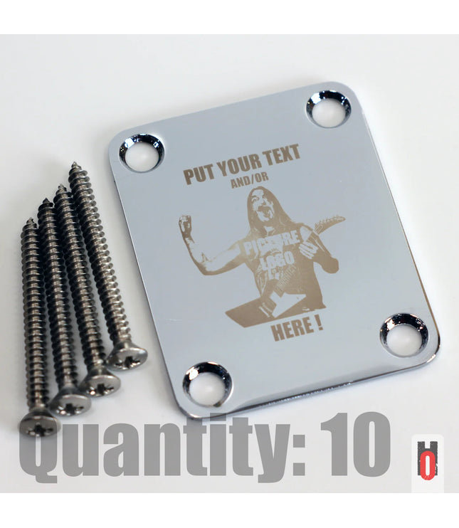 Custom Guitar Neck Plate - A Unique Canvas of Expression - Fender size