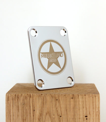 Custom Guitar Neck Plate - A Unique Canvas of Expression - Fender size