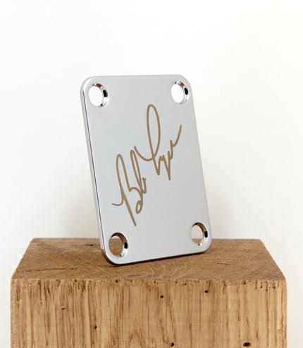 Custom Guitar Neck Plate - A Unique Canvas of Expression - Fender size
