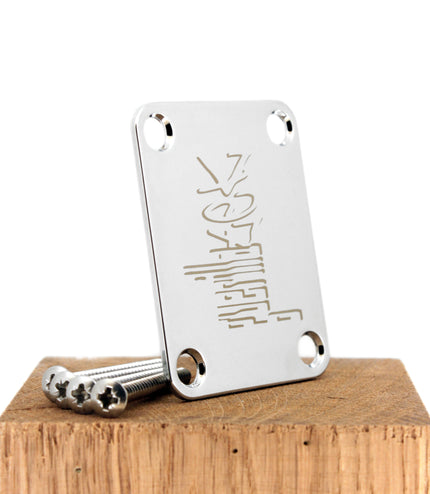 Custom Guitar Neck Plate - A Unique Canvas of Expression - Fender size