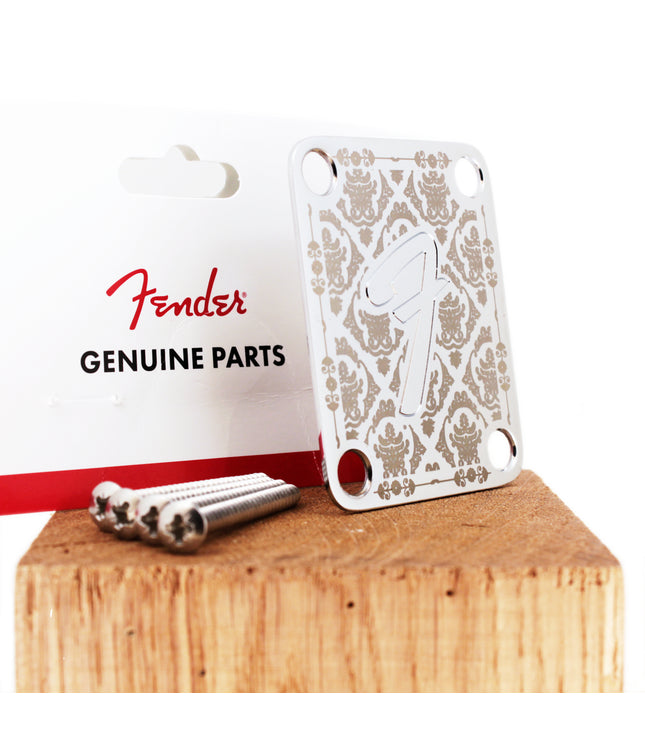 Guitar neck plate - Champagne edition - Fender Genuine upgrade