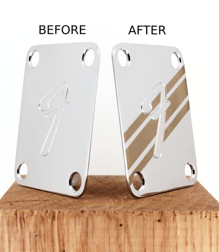 Guitar neck plate - Competition edition - Fender genuine upgrade