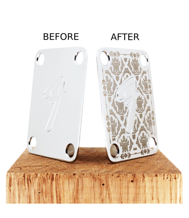 Guitar neck plate - Champagne edition - Fender Genuine upgrade