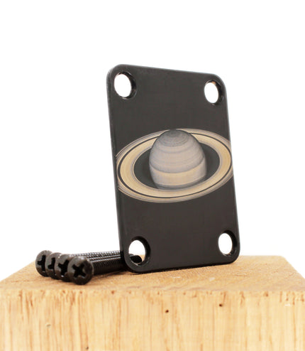 Guitar neck plate - Trip to Saturn - Fender size