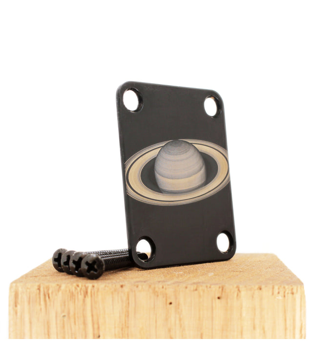 Guitar neck plate - Trip to Saturn - Fender size