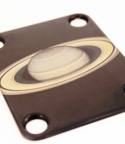 Guitar neck plate - Trip to Saturn - Fender size