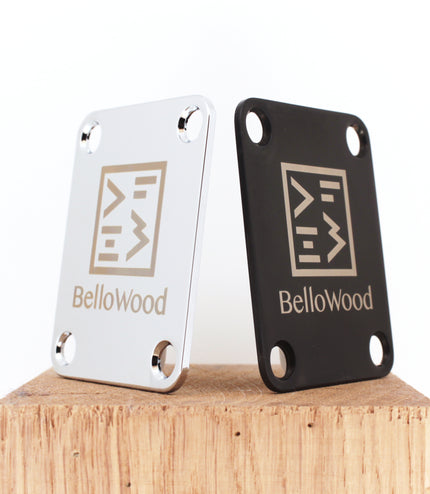 Custom Guitar Neck Plate - A Unique Canvas of Expression - Fender size