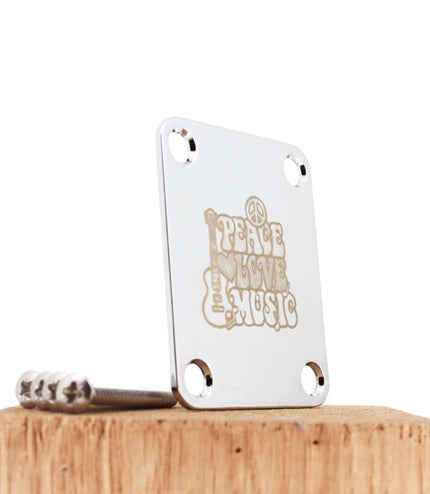 Custom Guitar Neck Plate - A Unique Canvas of Expression - Fender size