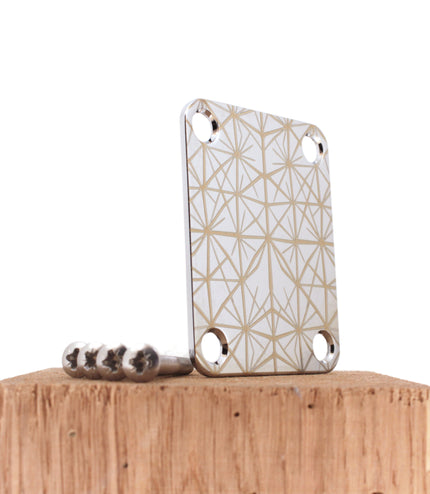 Neck Plate de guitare - Spider mécanique - Taille Fender