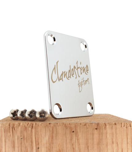 Custom Guitar Neck Plate - A Unique Canvas of Expression - Fender size