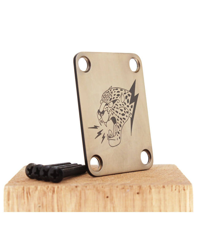 Custom Guitar Neck Plate - A Unique Canvas of Expression - Fender size