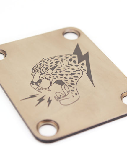 Custom Guitar Neck Plate - A Unique Canvas of Expression - Fender size