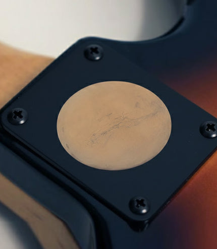 Guitar neck plate - Life on Mars - Fender size