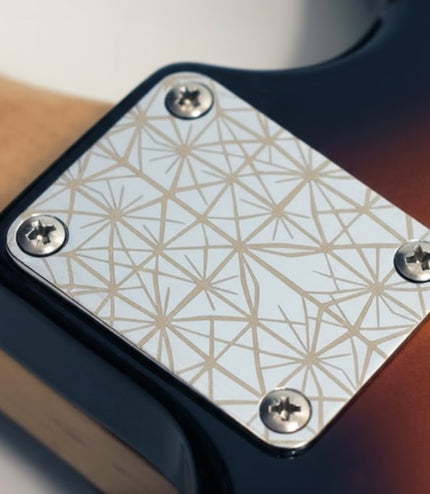 Neck Plate de guitare - Spider mécanique - Taille Fender