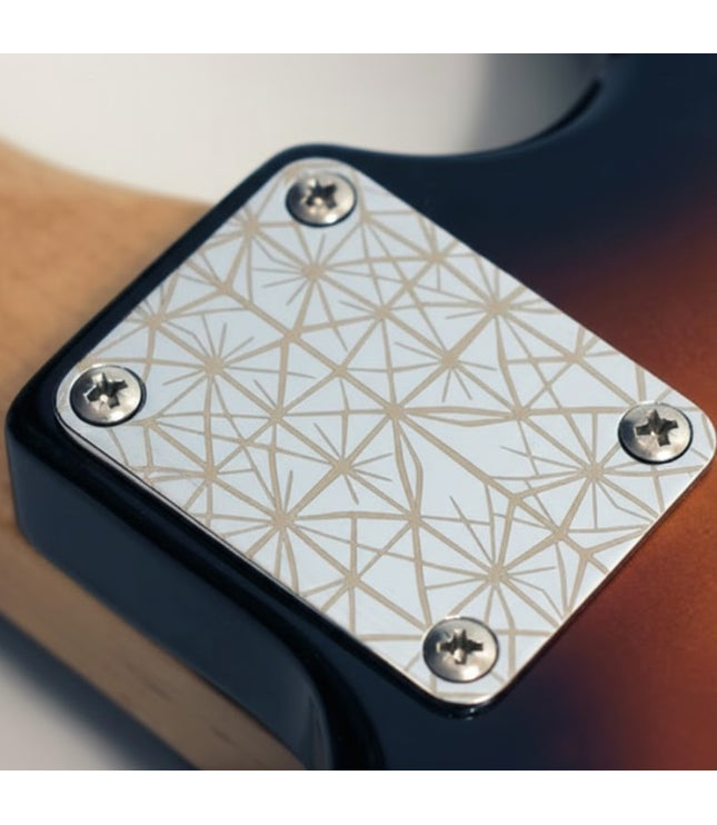 Guitar neck plate - Mechanical spider - Fender size