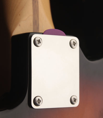 Pick Pocket - Silver edition - Patented Guitar Pick holder - Fender compatible