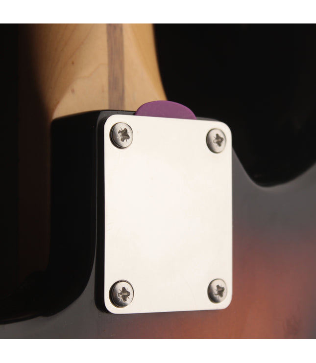 Pick Pocket - Silver edition - Patented Guitar Pick holder - Fender compatible