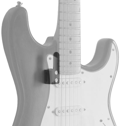 Guitar Wall Mount - Levitation effect - Compatible Fender ® & other brands, Silver Edition