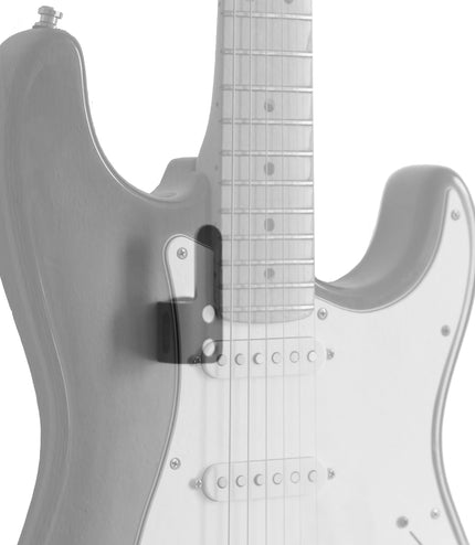 Support mural pour guitare - Effet lévitation - Compatible Fender ® et autres marques, Édition Argent