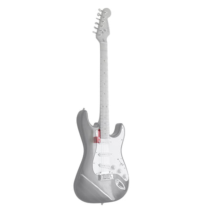 Guitar Wall Mount - Levitation effect - Compatible Fender ® & other brands, Silver Edition