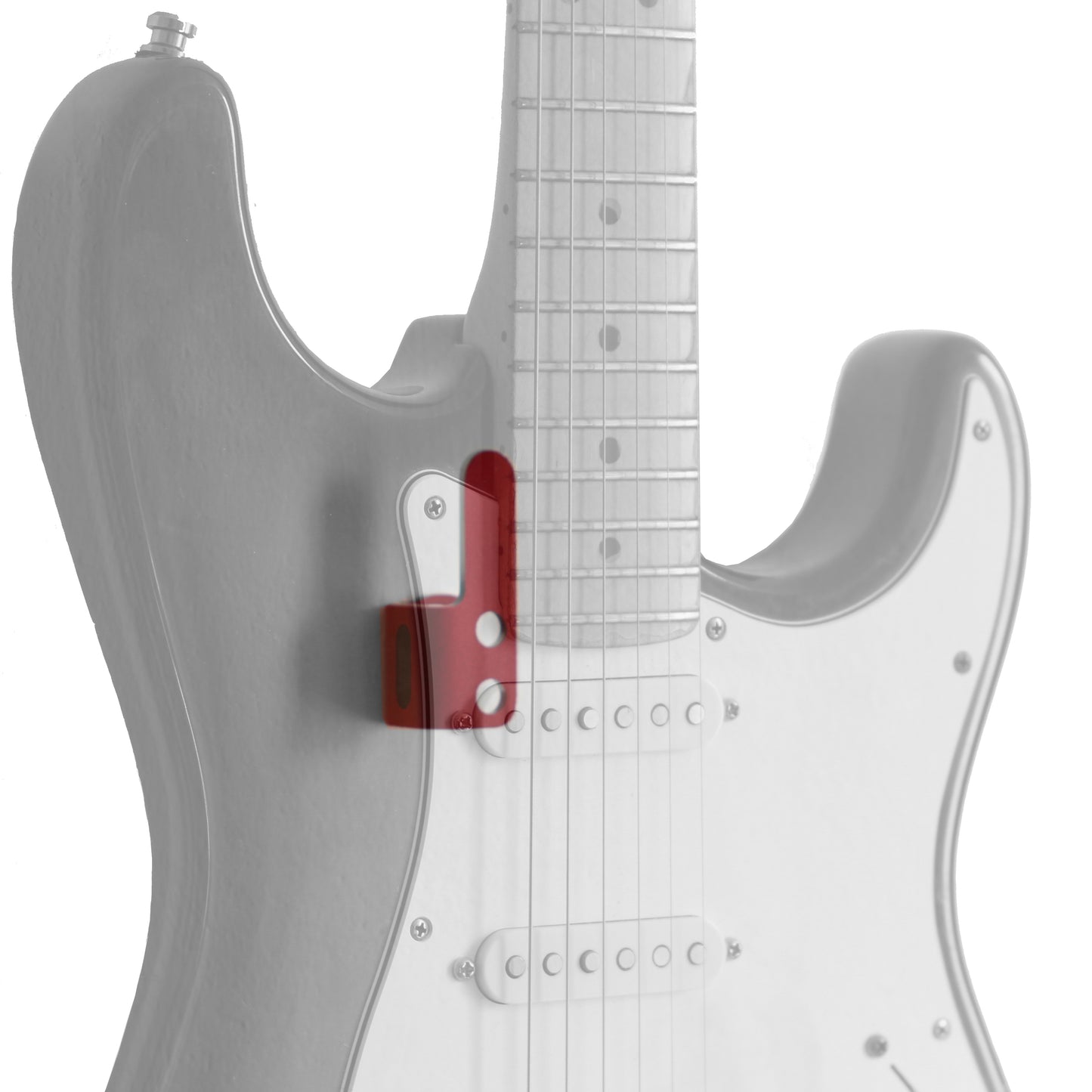 Invisible Guitar Wall Mount Compatible Fender ®, Champagne Edition